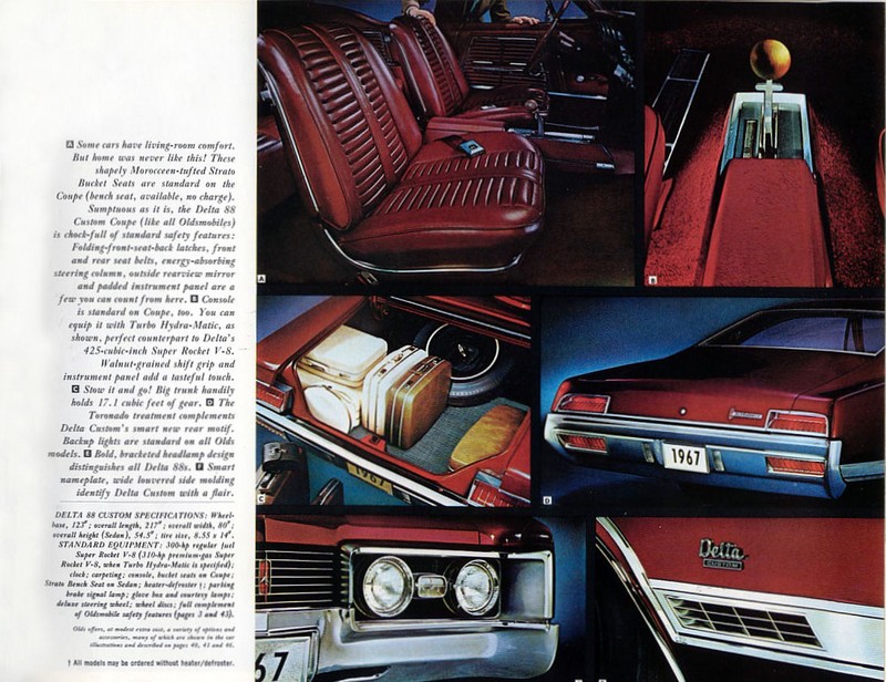 1967 Oldsmobile Motor Cars Brochure Page 18